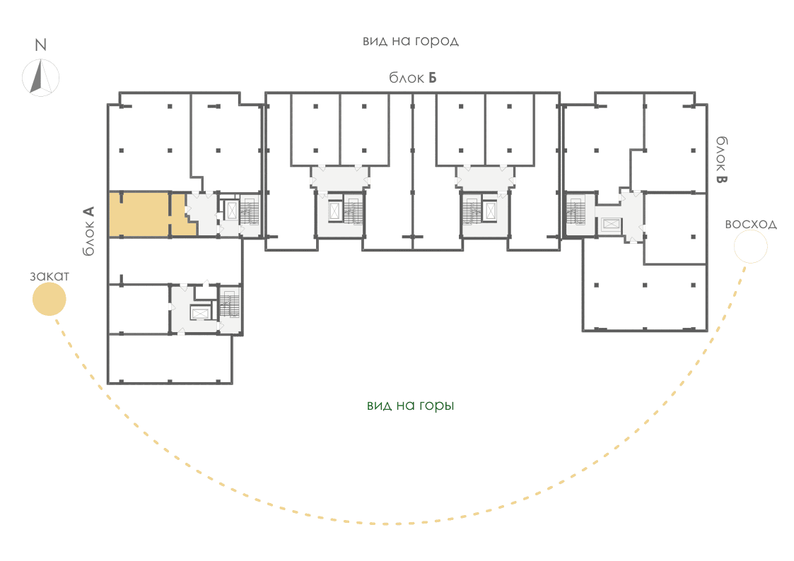 Планировка 1 комнатная №22